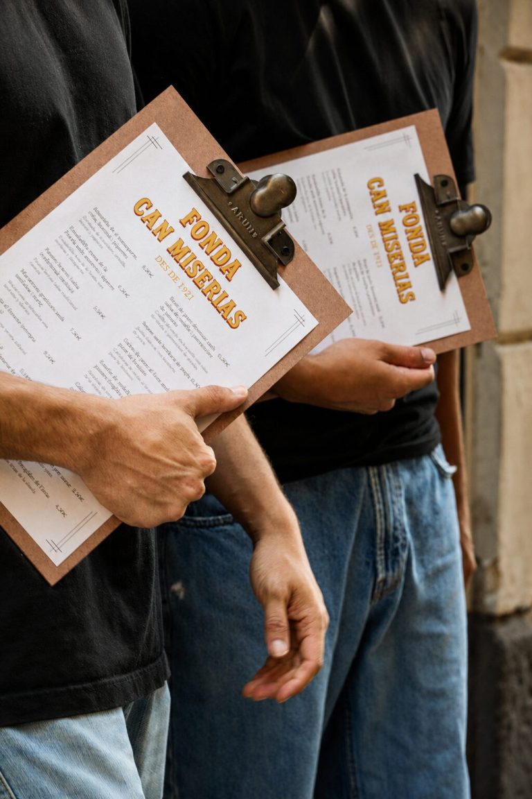 Carta de menú