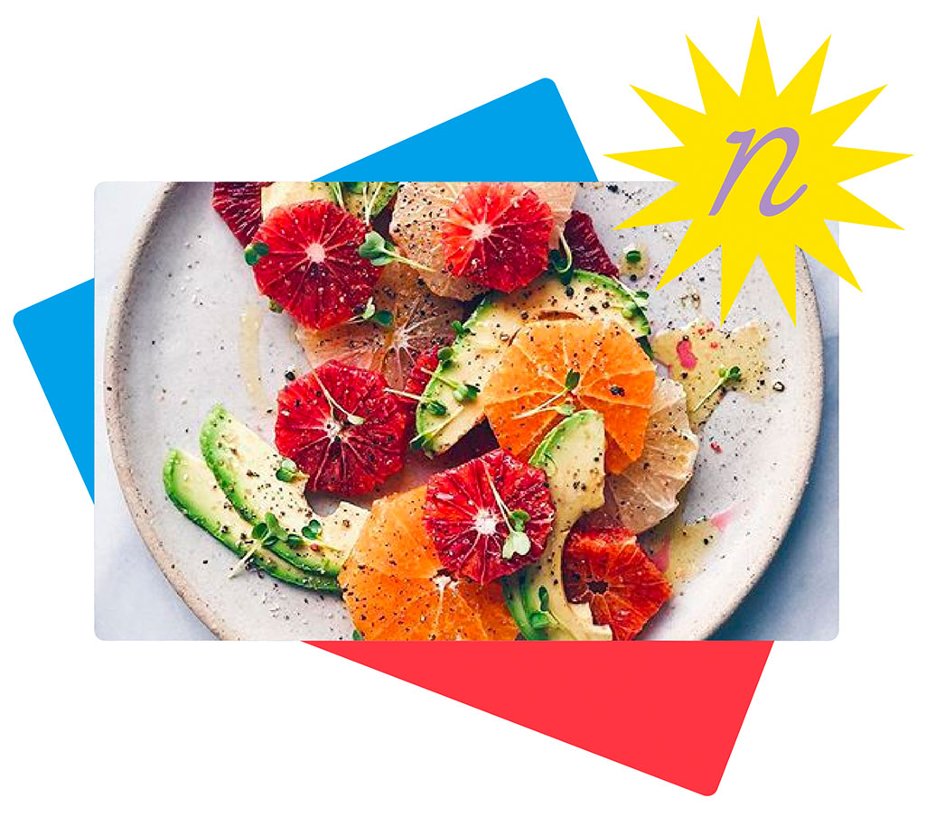 Frutas y aguacate